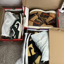 Nike Dunk Lows Highs Size 9