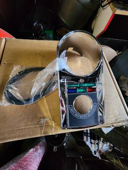 Chrome ABS Plastic Dash Speedometer Housing Panel Fuel Tank Cover for Harley Heritage Softail Springer Electra Glide