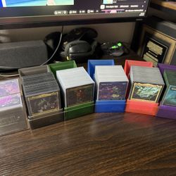 6 MTG magic the gathering commander decks [temporary sale] (read Description)