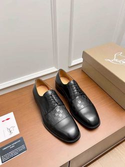 Christian Louboutin Men’s Leather Shoes With Box 2026 New