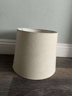 Lampshade off white sand color