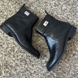 Michael Kors Women's Padma Strapped Flat Booties Black Size 7.5