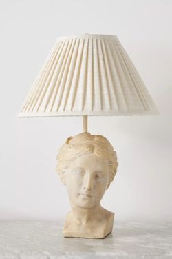 Anthropologie Grecian Bust Table Lamp