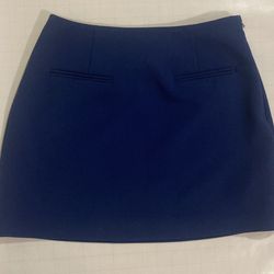Royal Blue Mini Skirt (NWT)