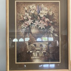 Wall decor beautiful flower painting/frame