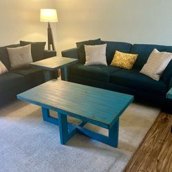 Couch, Love Seat & Tables