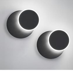 Led Black Wall Scones 