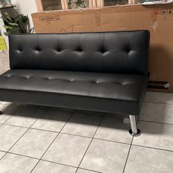 NEW Faux Leather Futons Assembled Or Unassembled In Box