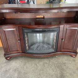 Electric Fireplace TV Stand 