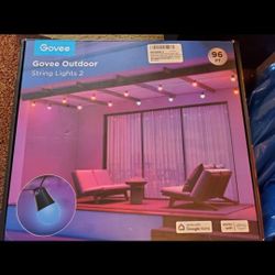 Govee S14 Bulb Outdoor String Lights 2, 96ft Smart RGBIC Warm White Patio Lights with 30 LED