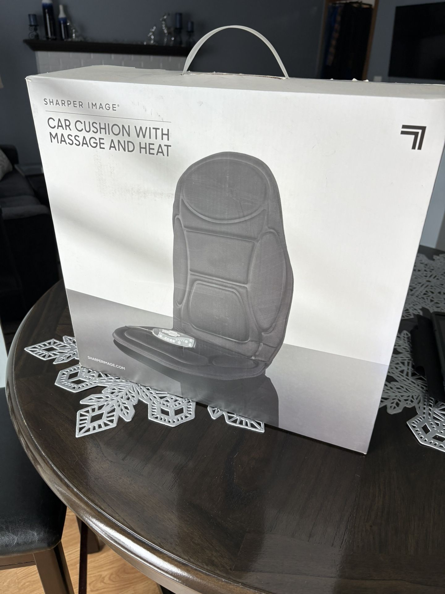 Sharper Image Car Cushion W/Massage And Heat
