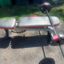 Free weight bench