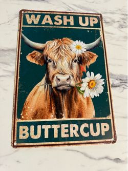 Metal sign