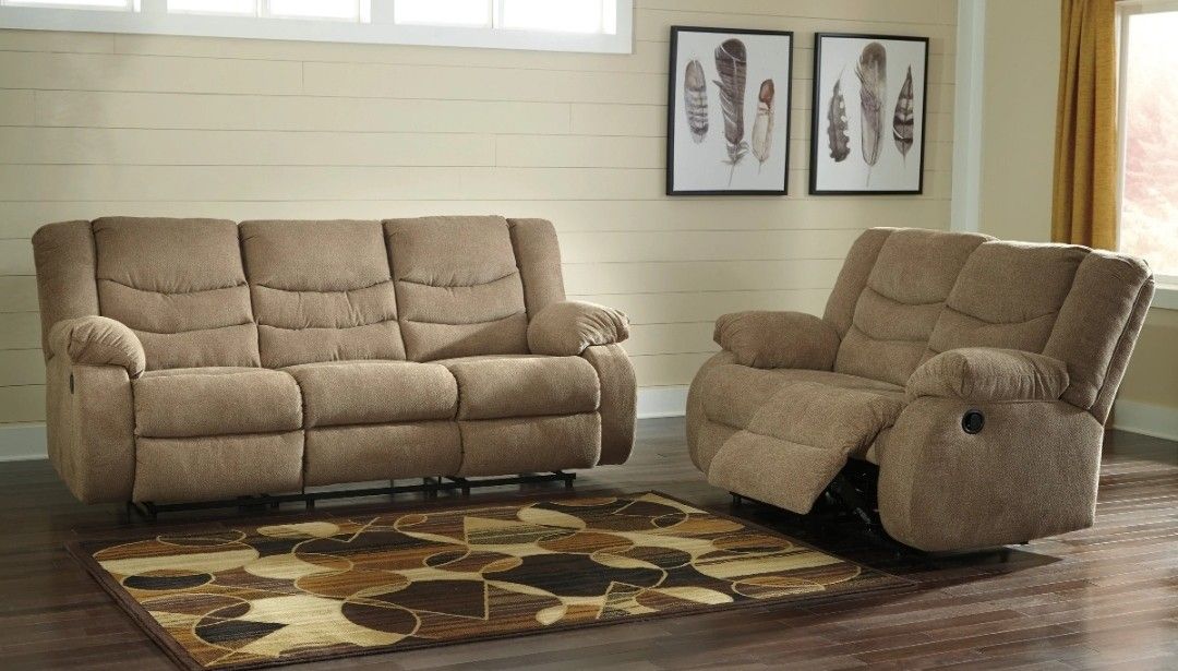Tulen Mocha Reclining Living Room Set
