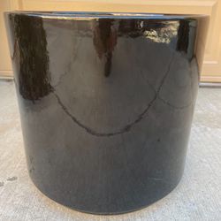 Gainey ceramics pot, black