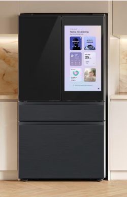 Samsung Bespoke 23 cu. ft. Counter Depth 4-Door French Door Refrigerator with Family Hub+