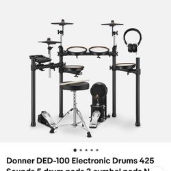 Donner DED-100 electronic drum set 