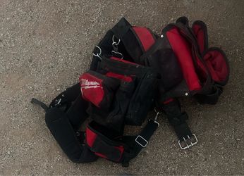Milwaukee belt with harness