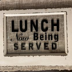 World Market Lunch Sign