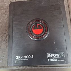 AMPLIFICADOR AMPLIFIER GRAVITY 1300.1 MONO BLOCK GOOD CONDICIÓN ABLO ESPAÑOL