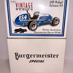 1/18 GMP Freddie Agabashian Burgermeister Special V8-60 Midget Sprint Car 7648