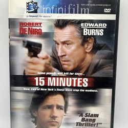 15 Minutes DVD 2001 Robert De Niro 