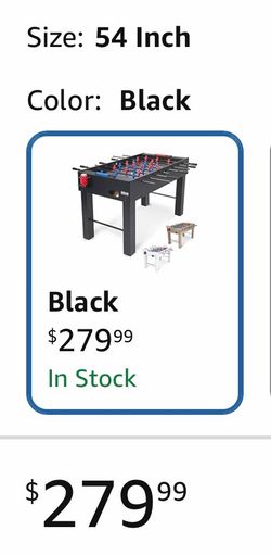 BRAND NEW IN BOX 54” FOOSBALL TABLE