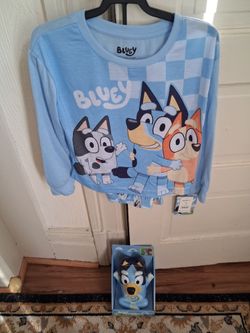 Bluey Kids Bluey Pajama Set with Toy bubble machine