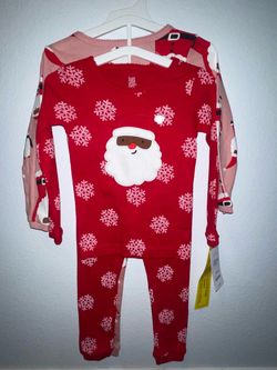 New Carter's Christmas 4 Piece Pajama Set Size 2T