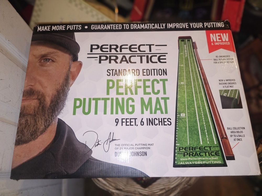 Price Is Firm.. Brand New In The Box.. Perfect Practice Putting Mat