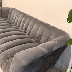 Modway Entertain Vertical Channel Tufted Performance Velvet Sofa