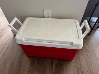 Red Igloo Cooler