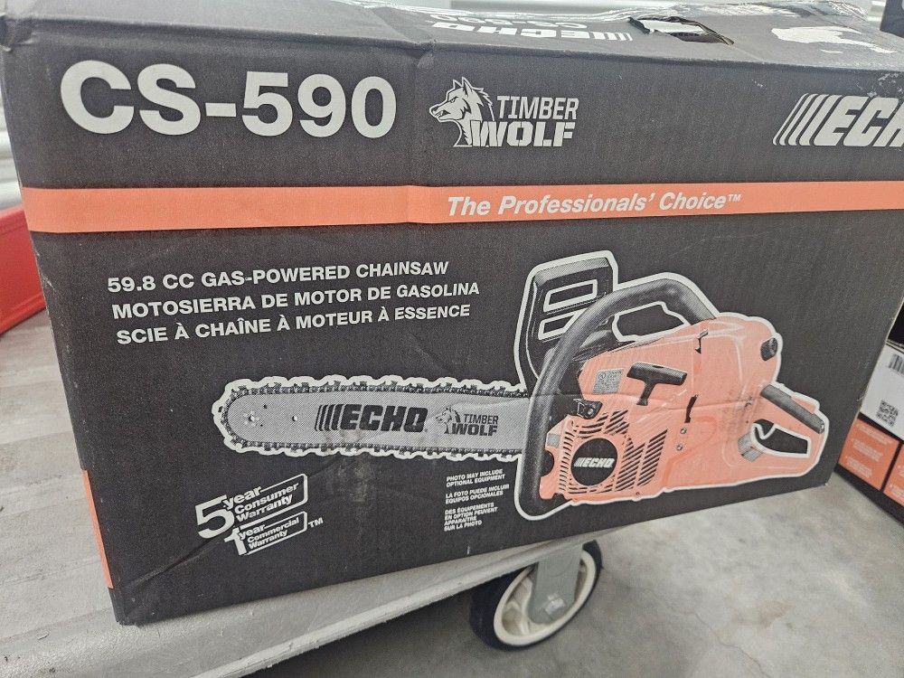 New CS-590 20" Timber Wolf chainsaw