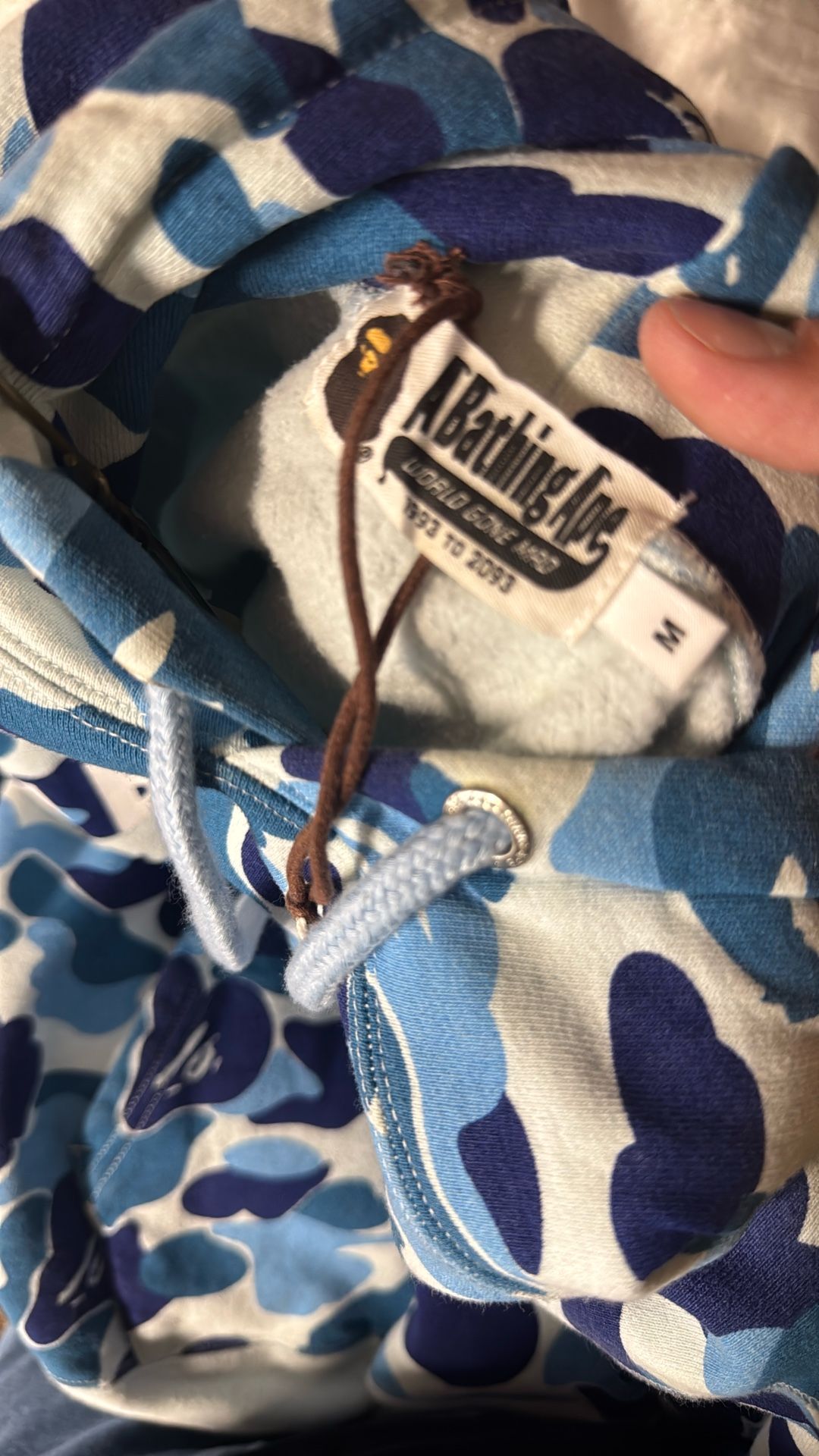 Blue A Bathing Ape Hoodie