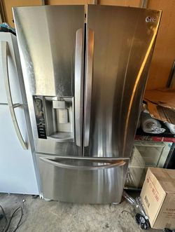 LG 3-Door French Door Fridge Stainless Steel with IceMaker