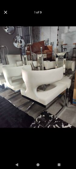  Dining Chair Set Of 6 ** High End**  Currently Over $200 Per Chair On Amazon  SAVE