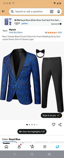 New men's size medium suit