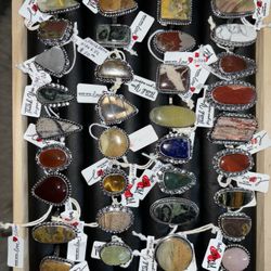 Silver Ring With Natural Stone 