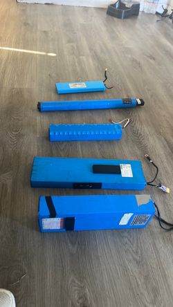 Electric Scooter Lithium Battery Pack Lot of 4