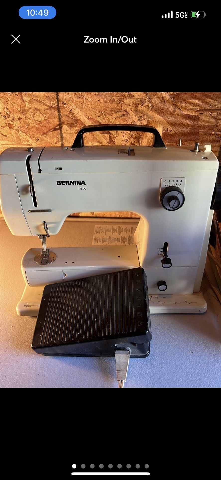 Bernina Matic 810 Sewing Machine w/ Foot Pedal Switzerland Made