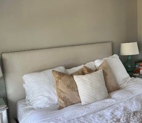 Free bed and headboard