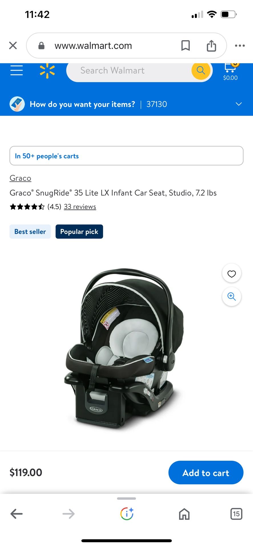 Graco SnugRide LX