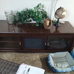 Entertainment Center With Three Doors
