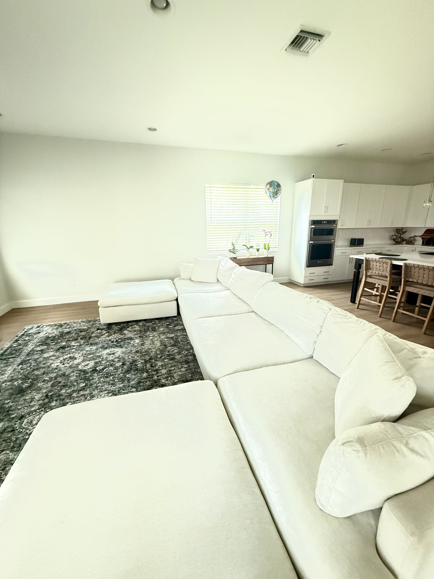 White Sectional 
