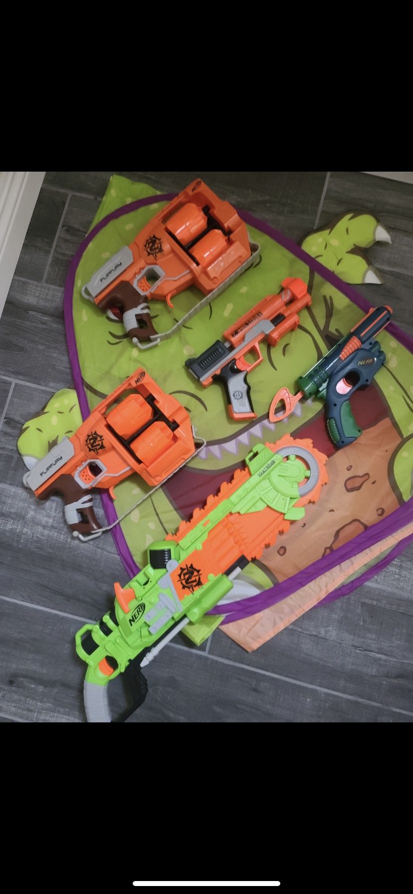 Zombie Nerf guns - they are special edition.
