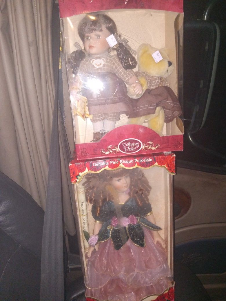 Antique Porcline Dolls