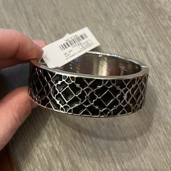 Black & Silver Cuff Bracelet 