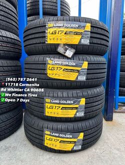 185/55R16 Land Golden Set of Tires Installed and Balanced Set de Llantas Nuevas Instaladas y Balanceadas