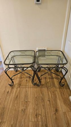 Vintage style end tables for living room or night stand