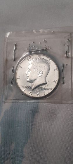 1967 SMS HALF DOLLAR ERROR COIN DDR REVERSE  TAKING OFFERS 